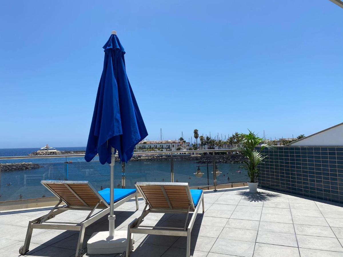 Billy'S Beachfront Apartment With Pool Access بويرتو دي موغان المظهر الخارجي الصورة